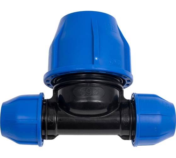 Изображение товара Компрессионный переходной тройник Millennium ПНД 32-63-32 PTP326332