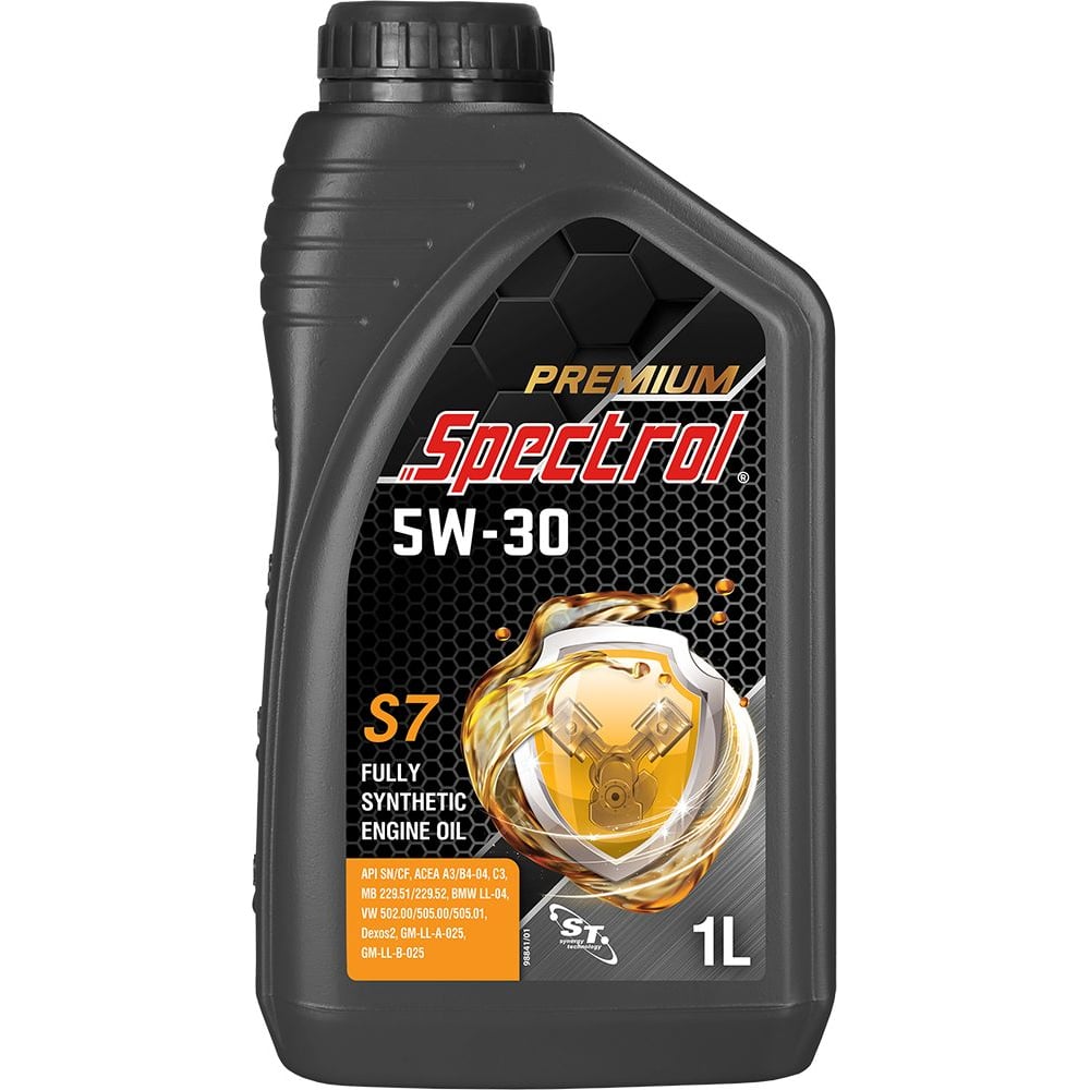 Изображение товара Масло моторное синтетическое Spectrol PREMIUM S7 5W-30 1л