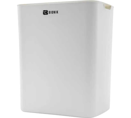 Изображение товара Ведро для мусора сенсорное BIONIK цвет белый, 14 л BK6001