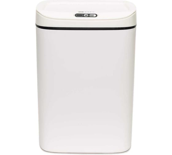 Изображение товара Ведро для мусора сенсорное BIONIK цвет белый, 14 л BK6023