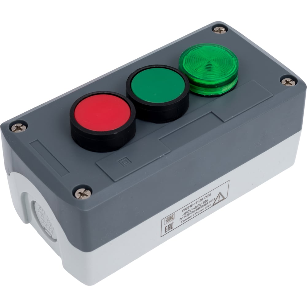 Изображение товара Пульт Briswik ПКУ21Е-131-65 УХЛ2 АД22зел для электросистем и промышленного управления