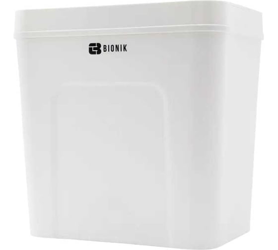 Изображение товара Ведро для мусора сенсорное BIONIK цвет белый, 9 л BK6006