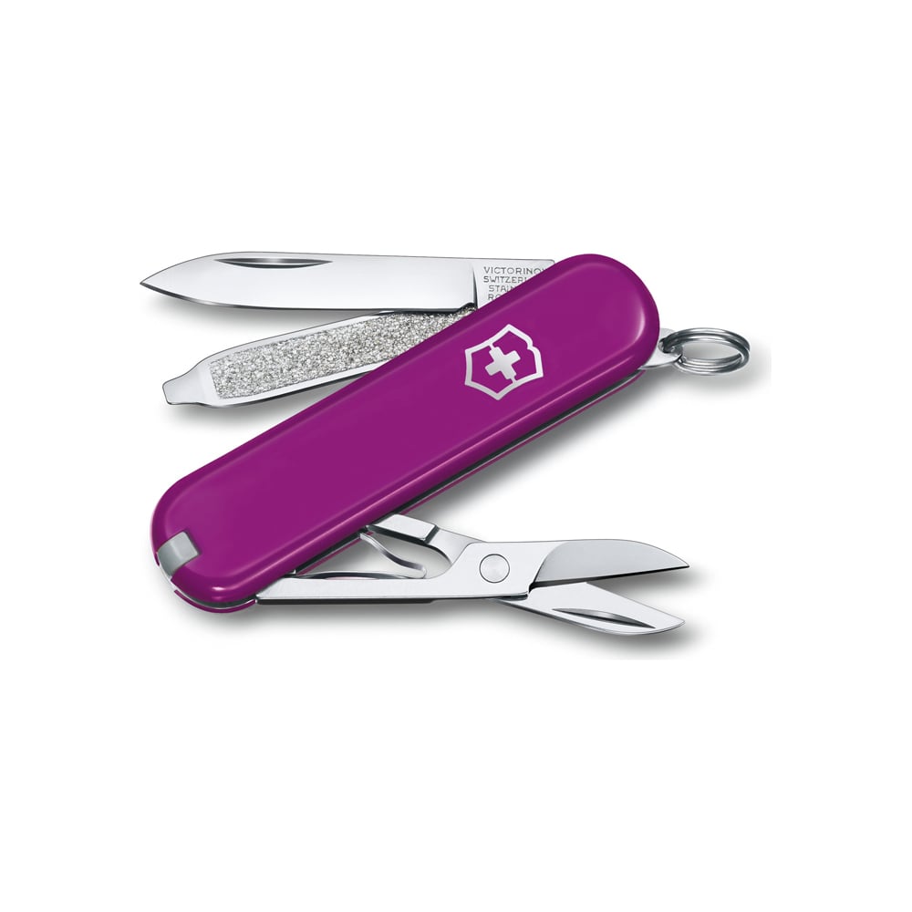 Нож-брелок Victorinox гель лак для ногтей glitter flash 3 х фазный 8мл led uv прозрачный фиолетовый 08