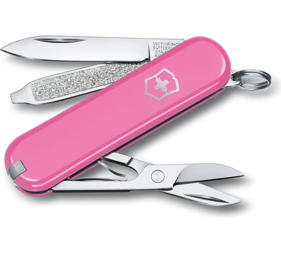 Изображение товара Нож-брелок Victorinox Classic SD Colors Cherry Blossom 58 мм, 7 функций, розовый 0.6223.51G