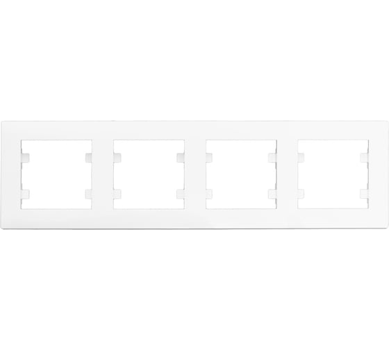 Изображение товара Рамка 4-м MAKEL KAREA RIZZ горизонтальная бел. 88001704