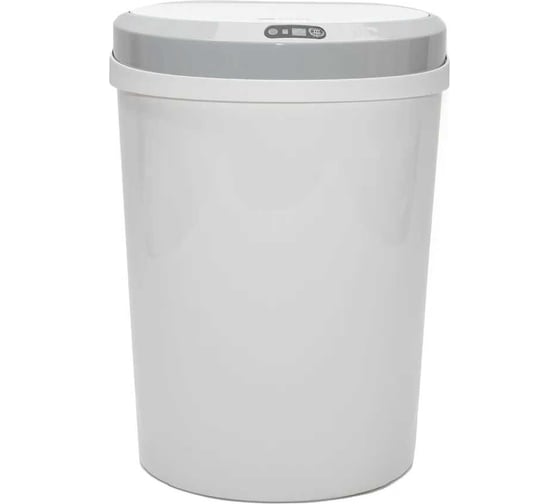 Изображение товара Ведро для мусора сенсорное BIONIK цвет белый, 12 л BK6017
