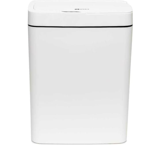 Изображение товара Ведро для мусора сенсорное BIONIK цвет белый, 18 л BK6022