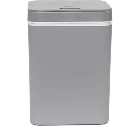 Изображение товара Ведро для мусора сенсорное BIONIK цвет серый, 14 л BK6020