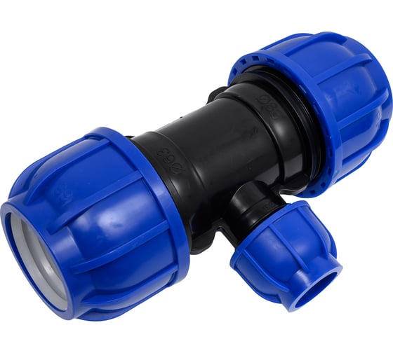 Изображение товара Компрессионный переходной тройник Millennium ПНД 63-32-63 PTP633263