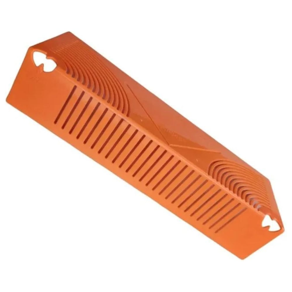 Изображение товара Трафарет-линейка по металлу для создания углов Vitatools 233 мм, пластмассовая trafaret-lineyka-po-metallu-orange-233mm