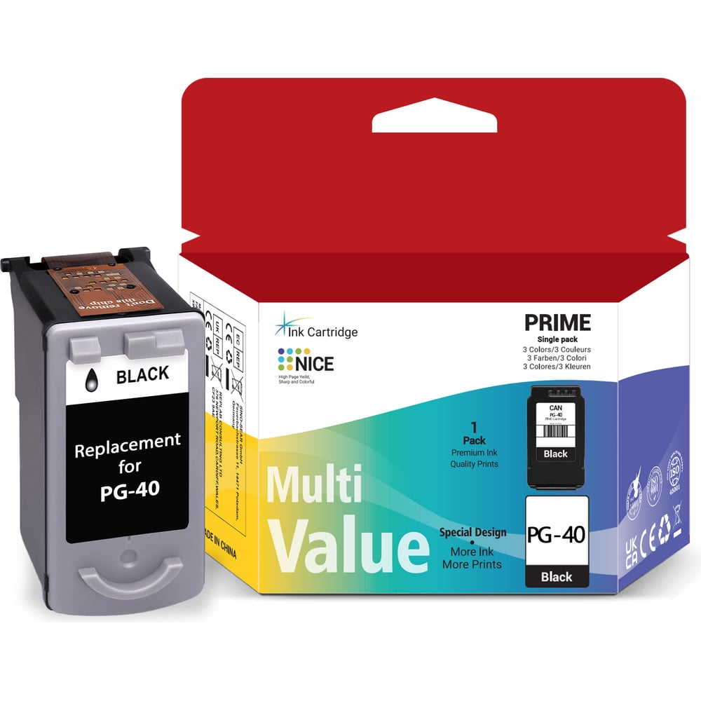 Изображение товара Картридж Solution Print Canon PG-40 0615B025 OEM.ref 354359