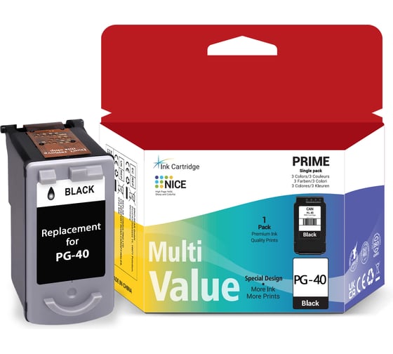 Изображение товара Картридж Solution Print Canon PG-40 0615B025 OEM.ref 354359