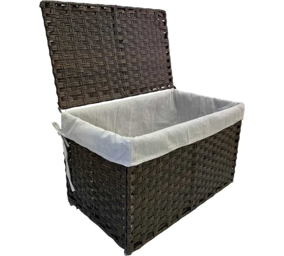 Изображение товара Корзина для белья Homium for Home, One, размер 56х34х34 см под ротанг 65 литров laundry15