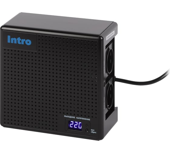 Изображение товара Стабилизатор напряжения Intro К-2000-УЦ, 140-260В/220В, 2000ВА Б0064643
