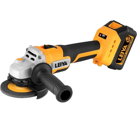 Изображение товара Аккумуляторная угловая шлифовальная машинка LEIYA LY-A1620 8500 об/мин 1118