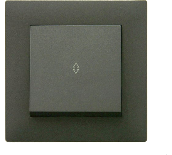 Изображение товара Переключатель 1-клавишный MAKEL СП KAREA RIZZ 10А, IP20, дым. металлик 88050005