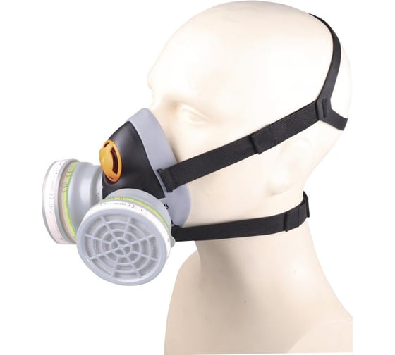 Изображение товара Полумаска фильтрующая Delta Plus M6400 JUPITER, черно-серый, р. S/M M6400PT