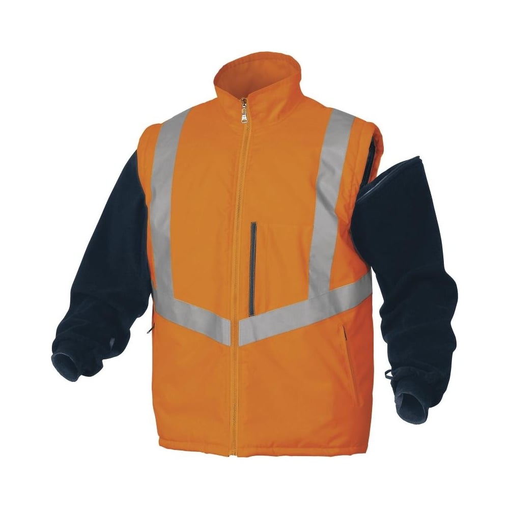 Изображение товара Куртка-парка 4 в 1 утепленная повышенной видимости Delta Plus OPTIMUM2 флуоресцентный оранжевый/тем