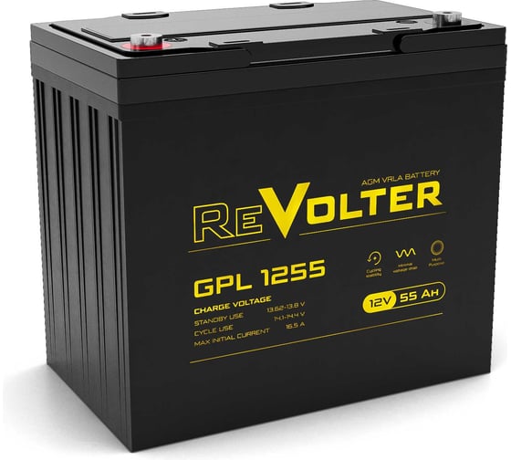 Изображение товара Аккумуляторная батарея Revolter GPL 1255