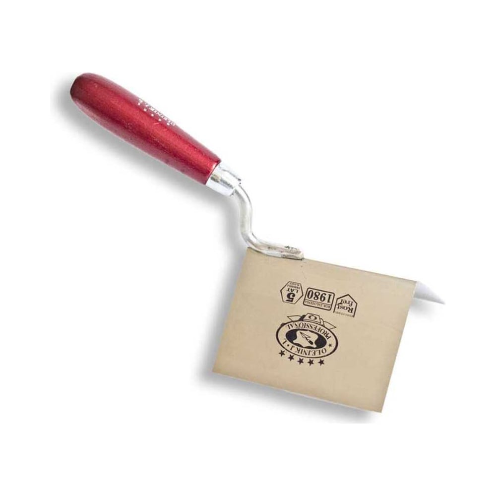 Изображение товара Кельма для наружных углов Olejnik 40x80 мм с ручкой 2-х компонентной