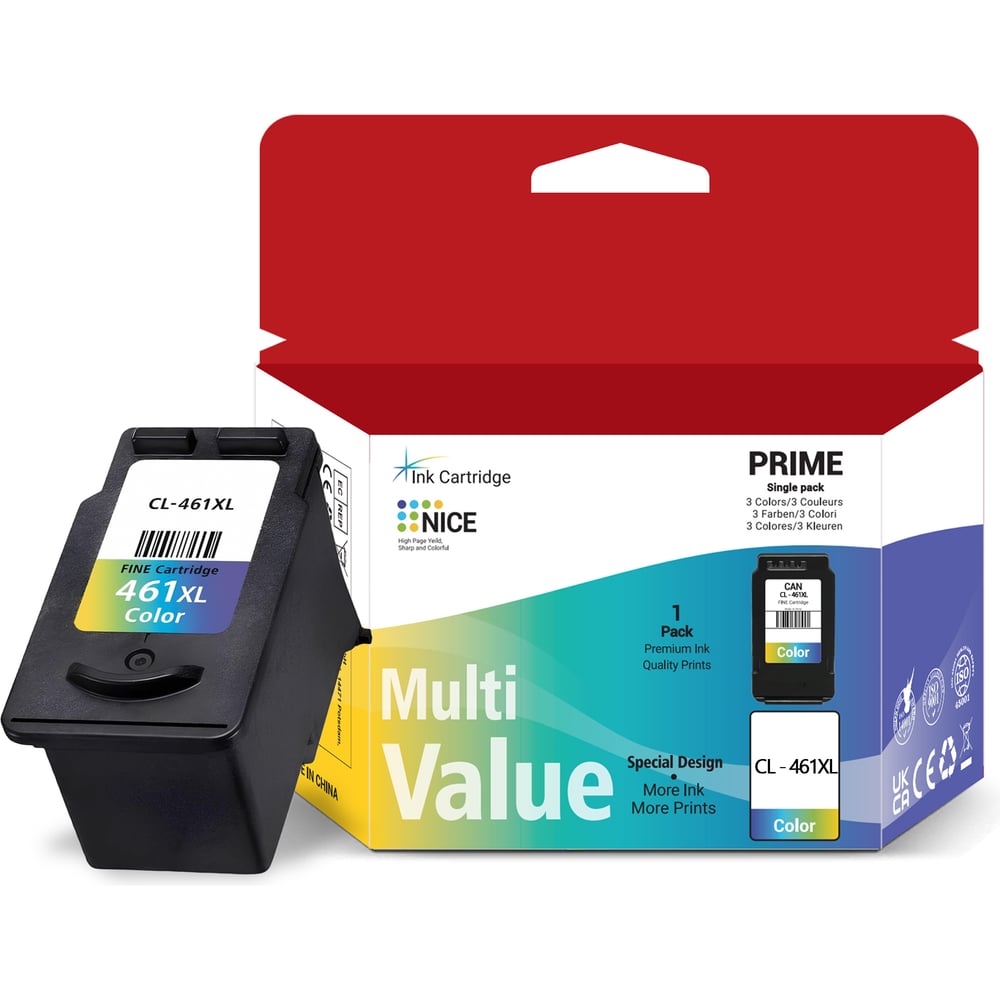 Изображение товара Картридж Canon CL-461XL для струйных принтеров 300 страниц оригинальный