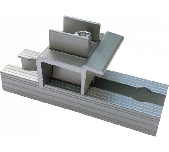 Изображение товара Комплект для крепления солнечных панелей Sunways Mini Rail концевой, 1шт SW102229