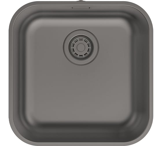 Изображение товара Мойка IDDIS нерж. сталь, графит, 446х446, Mate, MAT44GMi77
