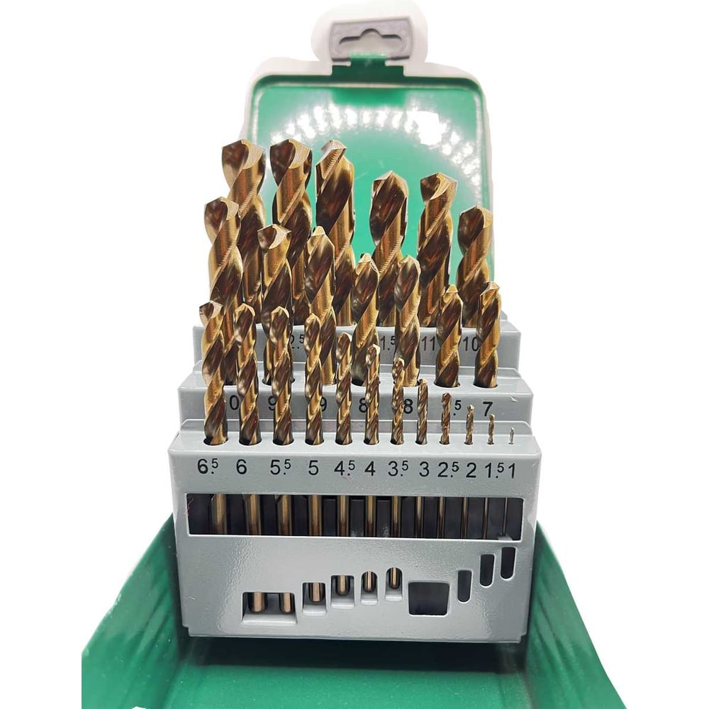 Изображение товара Набор сверл по металлу TORNERI 25 шт., 1.0 мм - 13.0 мм Р6М5К5 Т023764