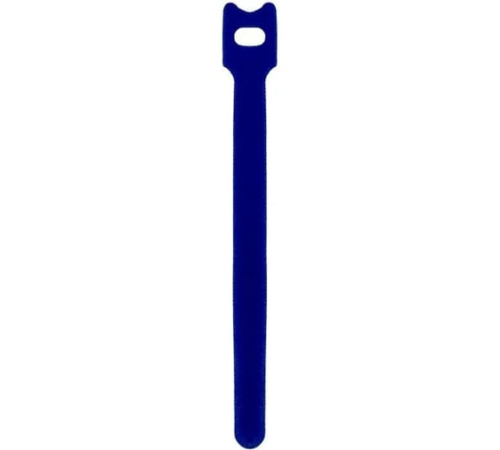 Изображение товара Стяжка-липучка Filum 110x11 мм, 12 шт, мягкая пряжка, цвет синий (кабельный организатор) FL-CMT-110-BL