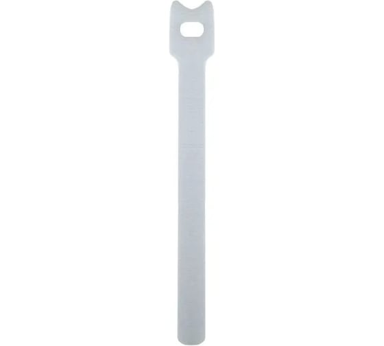 Изображение товара Стяжка-липучка Filum 110x11 мм, 12 шт, мягкая пряжка, цвет белый (кабельный организатор) FL-CMT-110-WH