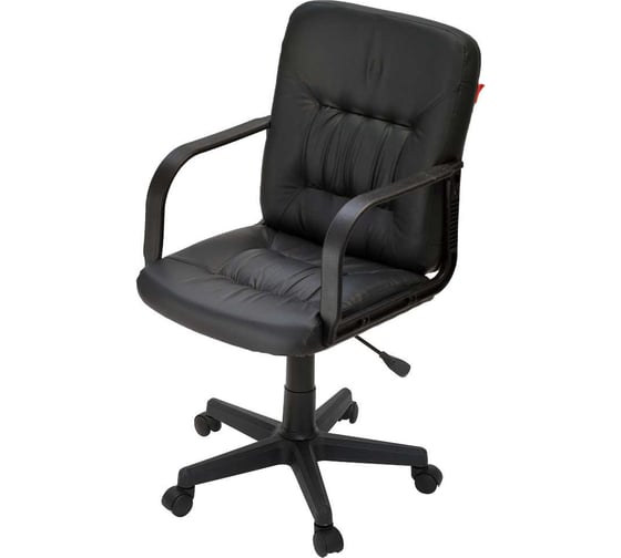 Изображение товара Кресло Фабрикант Чери А Кожа иск. DO №350 черный Ткань Мебельная ТК-1 черный ТГ PL 680 PL ролик ст. X1510318 4610018464938