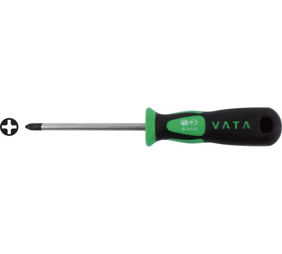 Изображение товара Отвертка крестовая VATA PH3_150 мм 9241011