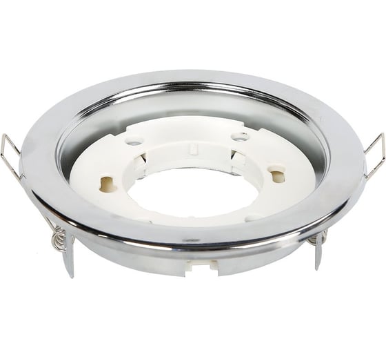 Изображение товара Светильник потолочный встраиваемый Спутник GX53 H4, цвет: хром, GX53 H4 Chrome 10 шт.