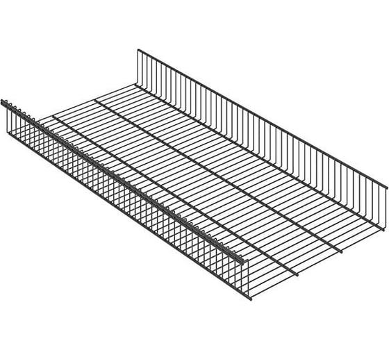 Изображение товара Полка-корзина Практик Home GSb 90x40 графит S70299314515