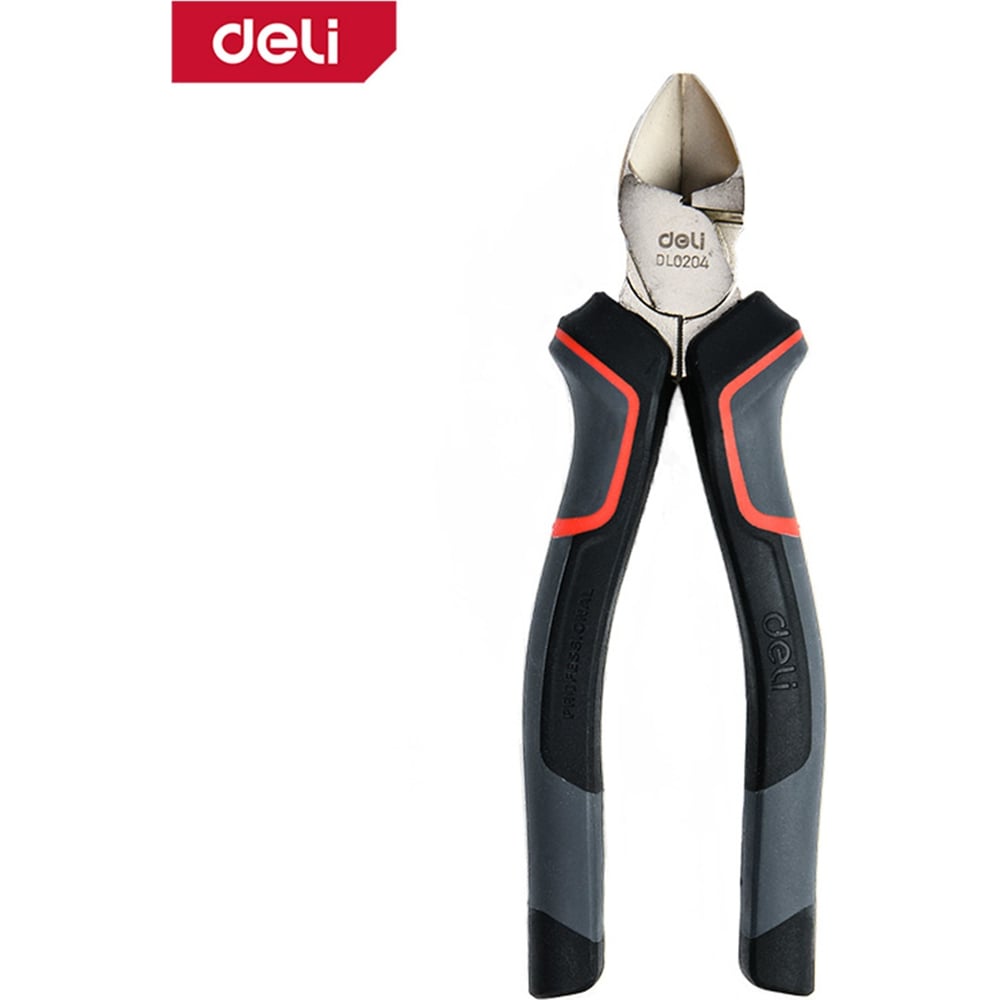 Изображение товара Профессиональные диагональные бокорезы DELI 160мм DL0204 CrV с антикоррозийным покрытием
