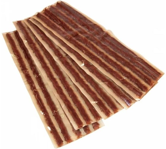 Изображение товара Жгуты для ремонта б/к шин AIRLINE 6*200мм, 50 шт, коричневые, ПВХ подложка, в коробке ATRS218