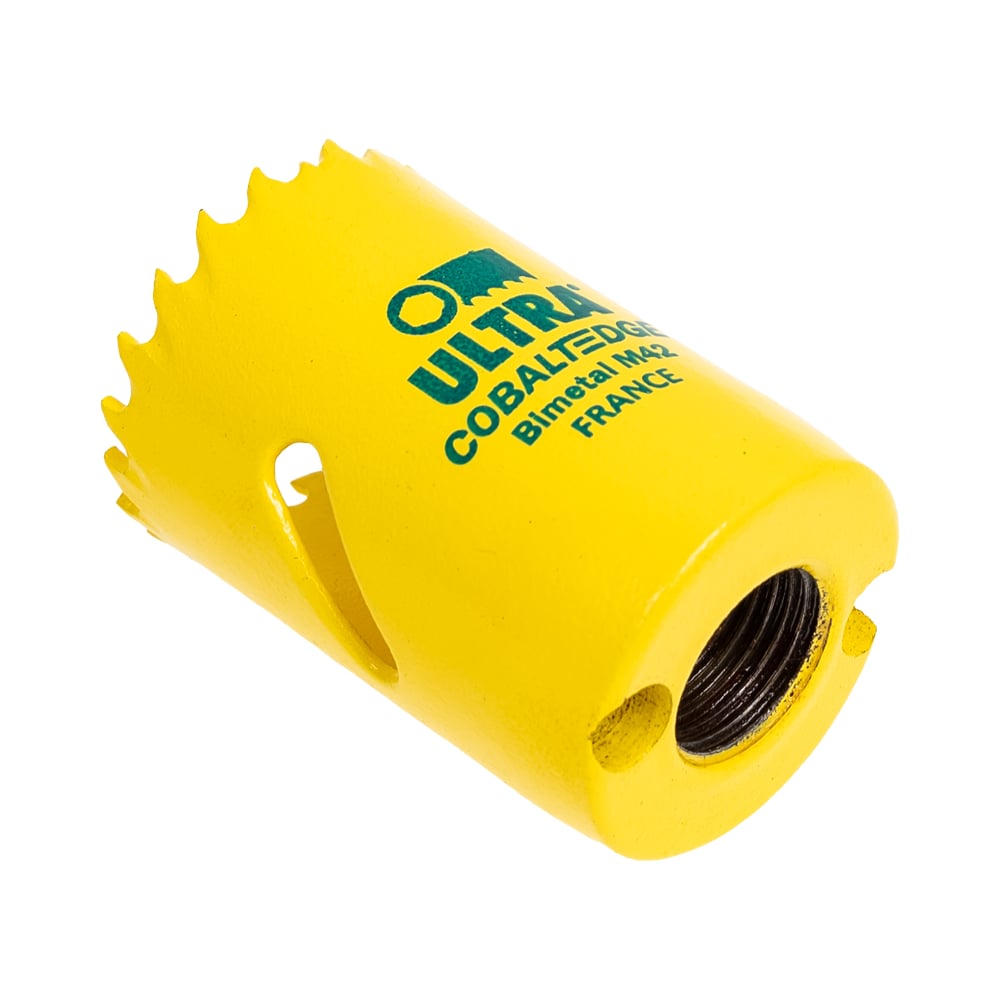 Изображение товара Коронка по металлу Ultra 33мм 41мм Bi-Metall HSSE-Co8 M42 5.5tpi SCY Изображение товара Коронка по металлу Ultra 33мм 41мм Bi-Metall HSSE-Co8 M42 5.5tpi SCY