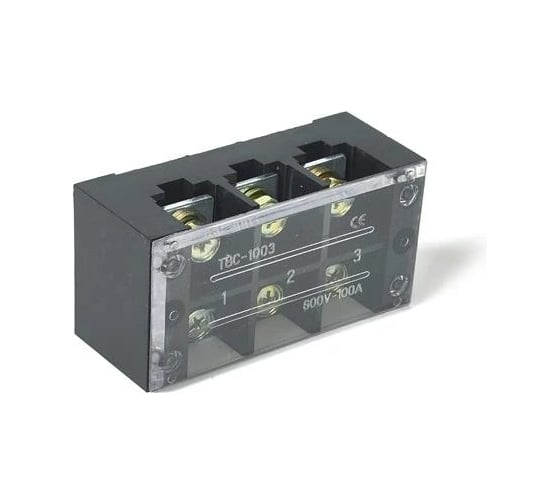 Изображение товара Блок зажимов HLT ТВ-10003 100A (10шт./уп.) 081-11-38