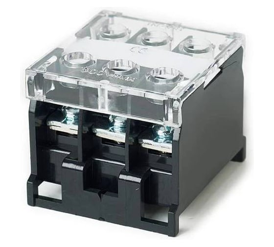 Изображение товара Блок зажимов HLT на DIN БЗД 3 -30А (20шт./уп.) 081-33-07