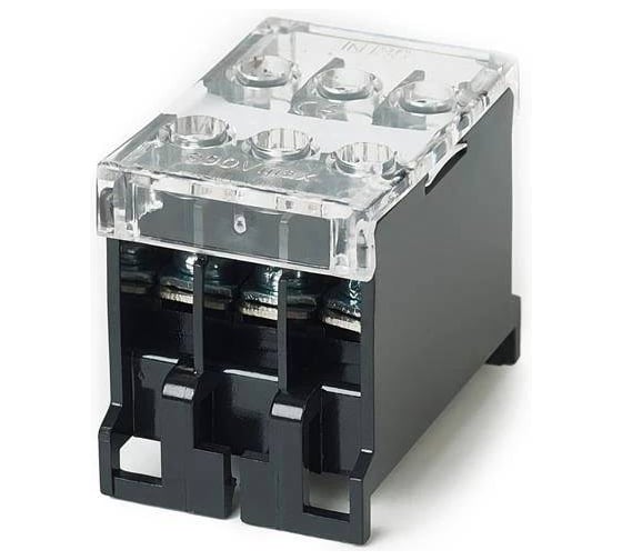 Изображение товара Блок зажимов HLT на DIN БЗД 3 -20А (20шт./уп.) 081-33-06