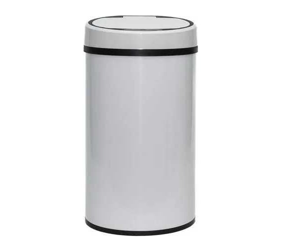 Изображение товара Ведро для мусора сенсорное BIONIK цвет белый, металл, 12 л BK6025