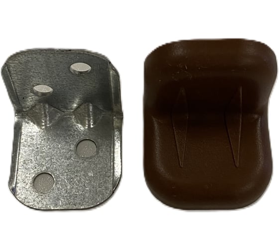 Изображение товара Уголок крепежный Локри 25*25 орех 4 шт. 5-200