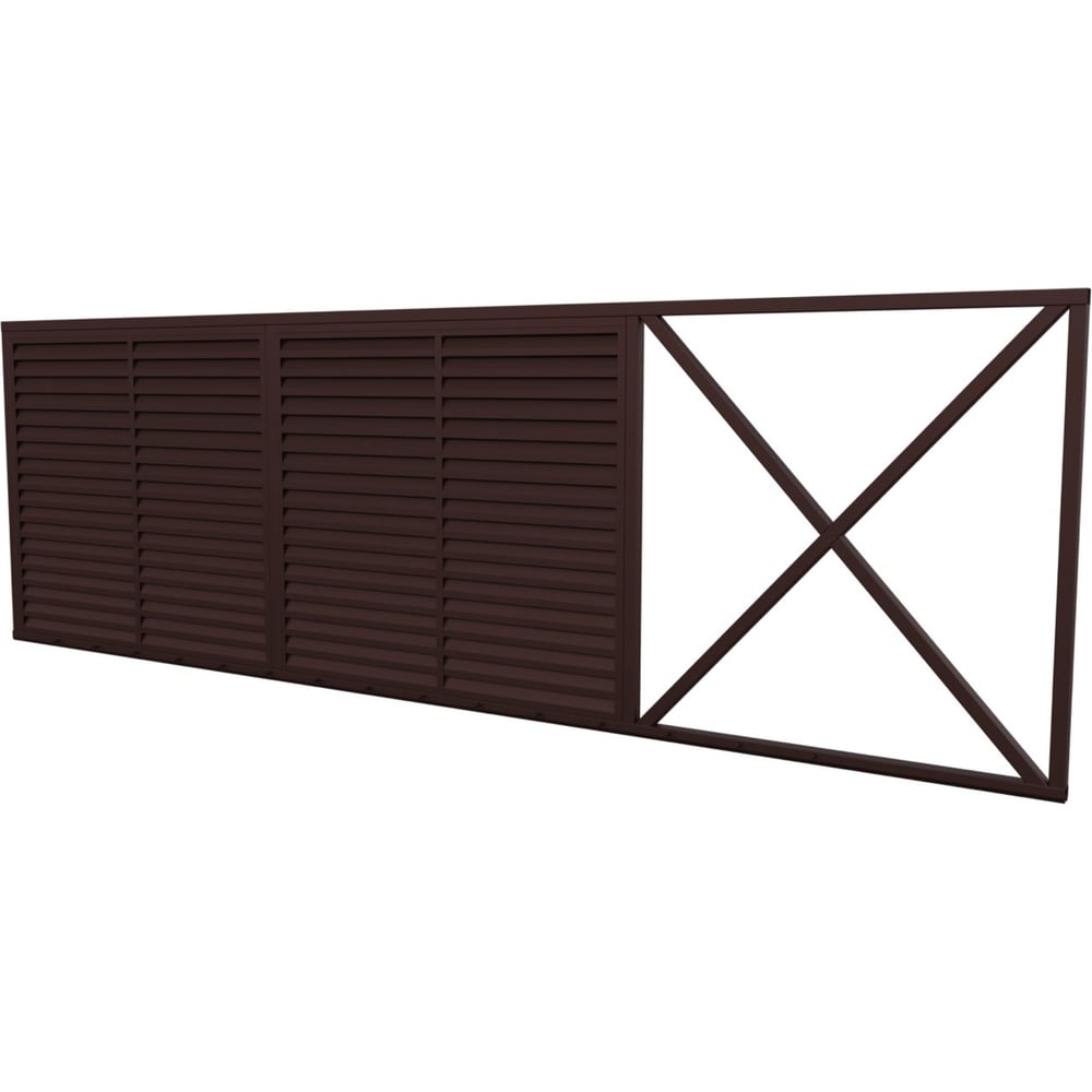 Изображение товара Комплект жалюзи ворот МЕТАЛЛИК и КО ВЕРШИНА 2000x4000 RAL 8017