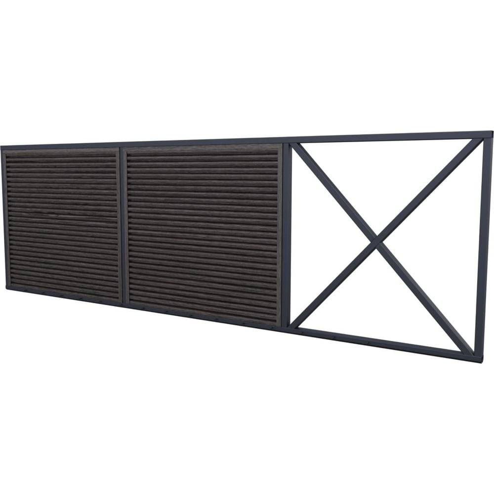 Изображение товара Комплект жалюзи ворот МЕТАЛЛИК и КО КАВКАЗ 2000x4000x80 RAL 7024