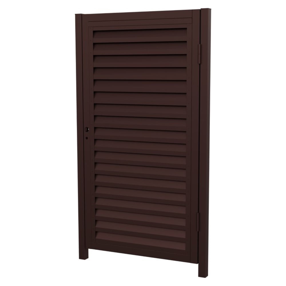 Изображение товара Комплект Жалюзи калитки МЕТАЛЛИК и КО ВЕРШИНА 2000x1000 RAL 8017