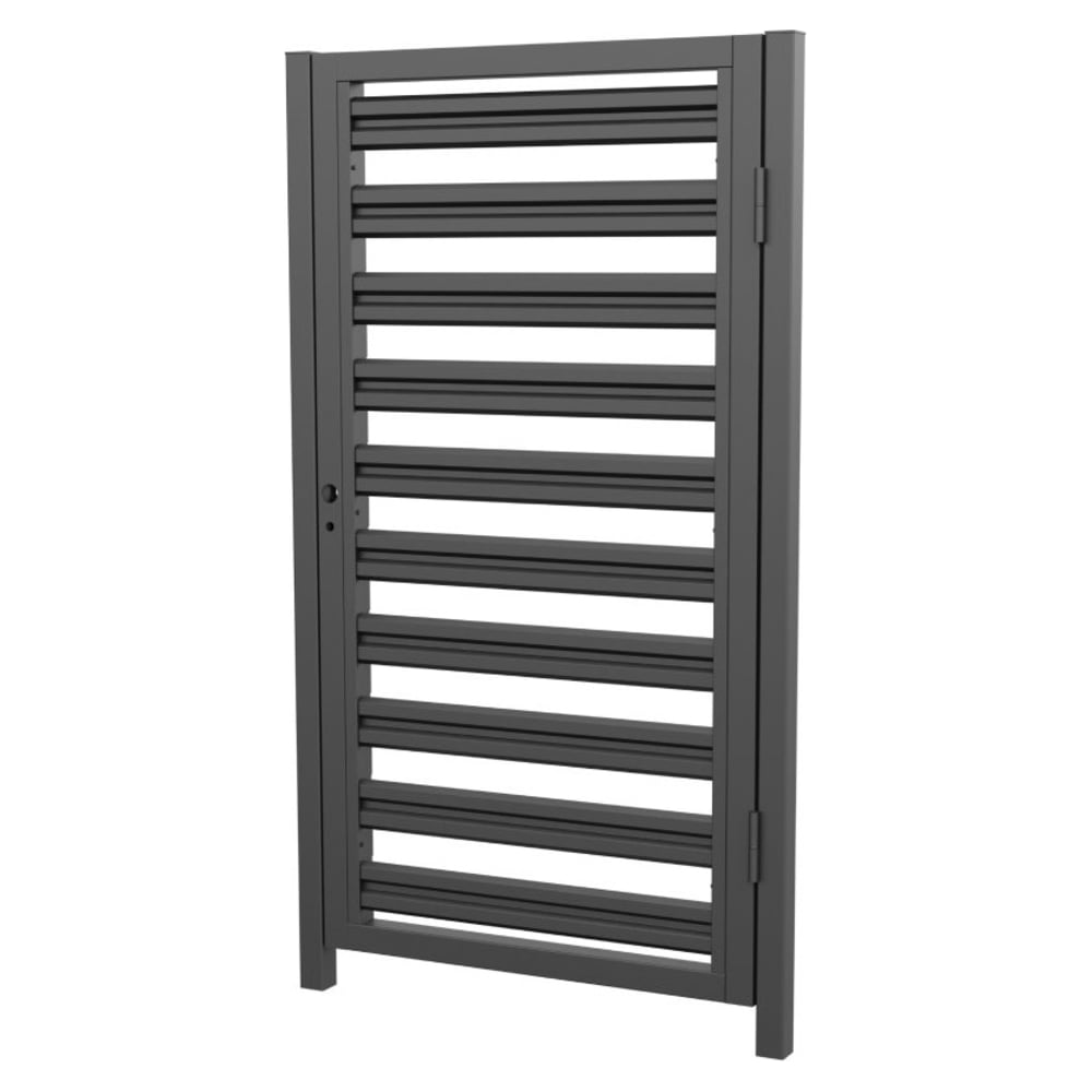 Изображение товара Комплект Жалюзи калитки МЕТАЛЛИК и КО ГОРИЗОНТ 2000x1000 RAL 7024