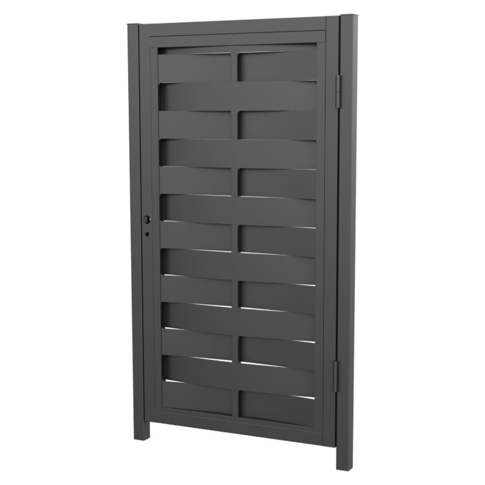 Изображение товара Комплект Жалюзи калитки МЕТАЛЛИК и КО ОТЁС 2000x1000 RAL 7024