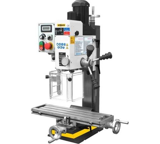 Изображение товара Станок настольный фрезерно-сверлильный Stalex SBM-18 Vario, 500x140 мм, 230 В, 550 Вт, асинхронный мотор BF18 Vario