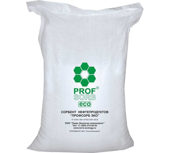 Изображение товара Сорбент нефтепродуктов Терра Экология ПРОФСОРБ ЭКО 12 кг SPE12
