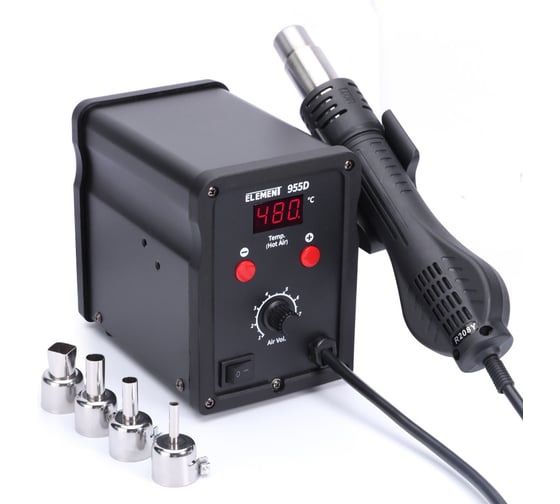 Изображение товара Паяльный фен ELEMENT 955D (цифровой) 20943
